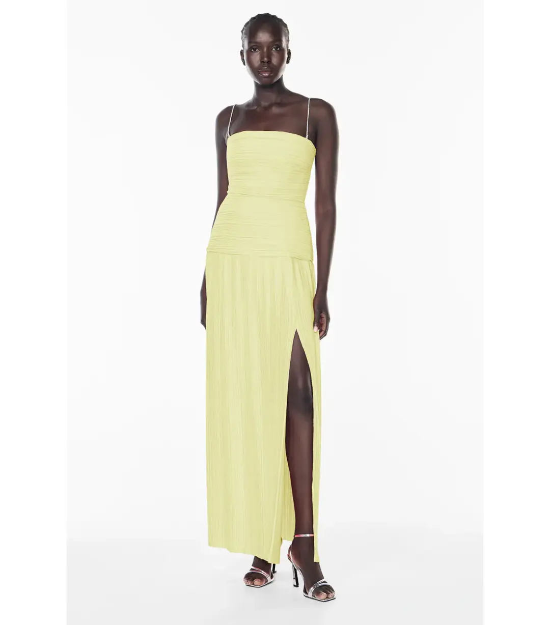 Manning Cartell Royal Debut Maxi Dress in Lemon Yellow Size AU 12  for rent on The Volte - main image