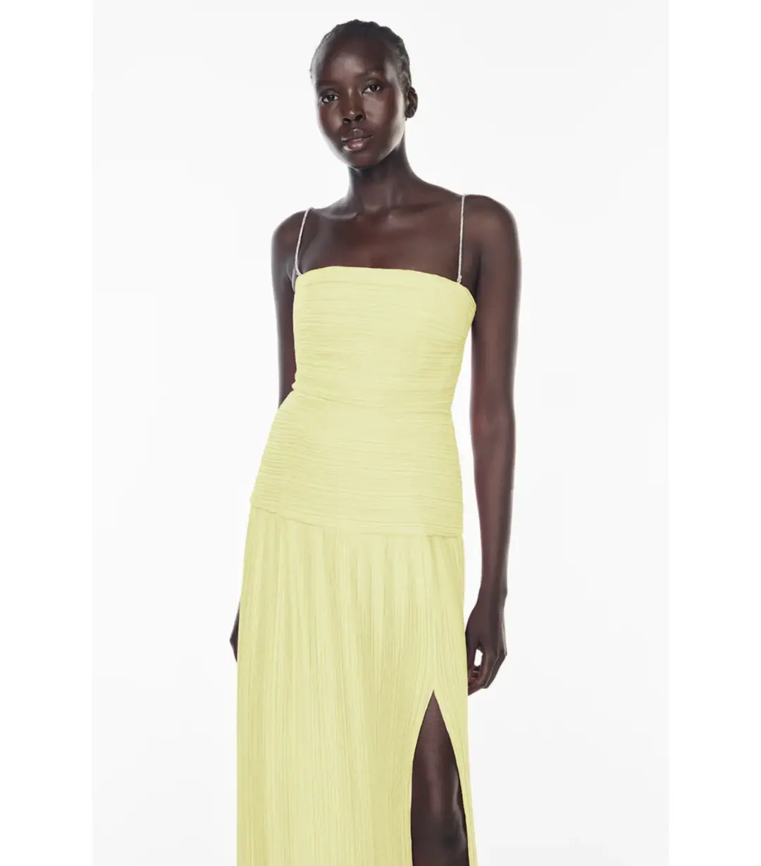 Manning Cartell Royal Debut Maxi Dress in Lemon Yellow Size AU 12  for rent on The Volte - main image
