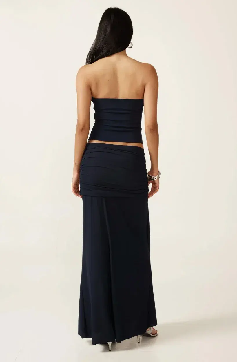 Ance gria Jude top and skirt set navy in xs  - Image 2