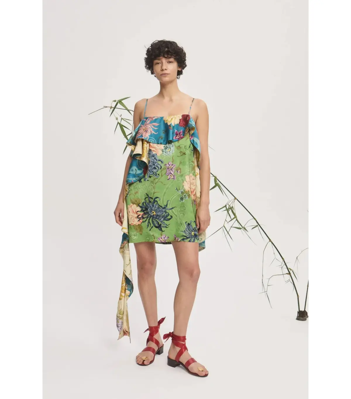 Alemais Avery Spliced Mini Dress Multi Size AU 8 - Image 1
