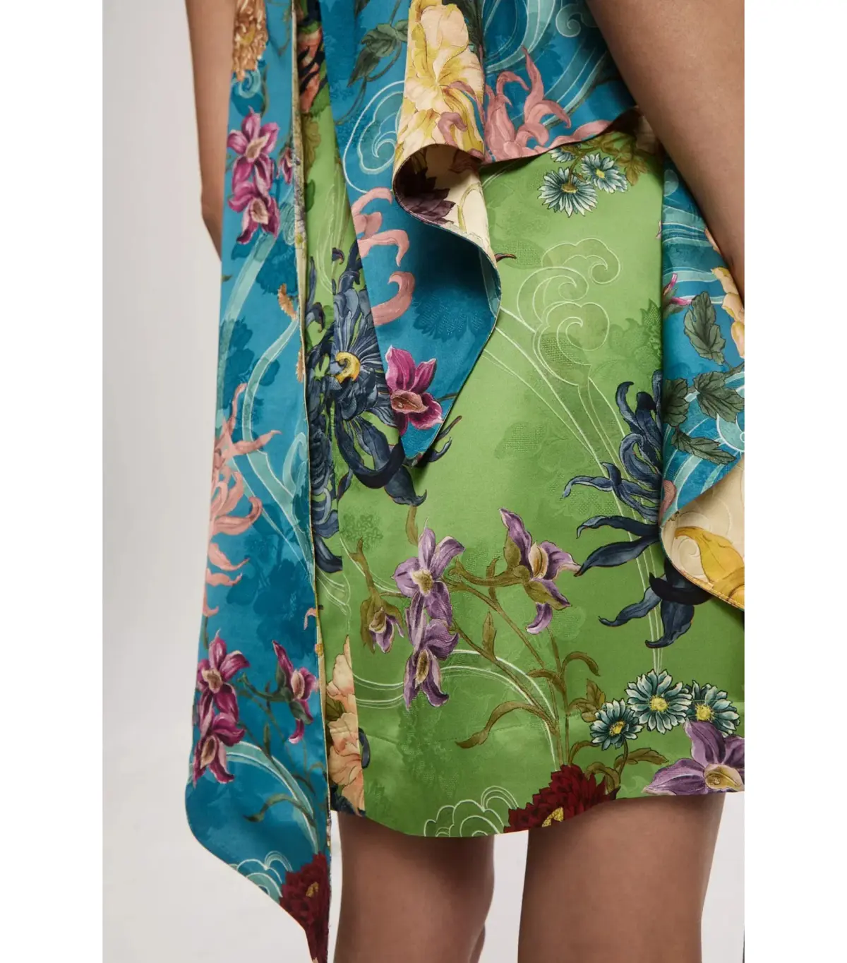 Alemais Avery Spliced Mini Dress Multi Size AU 8 - Image 4