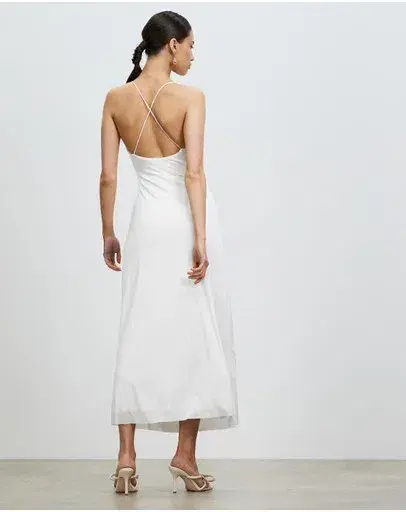 Lover The Label Nadia Maxi Dress White - Size AU 8 - Image 2