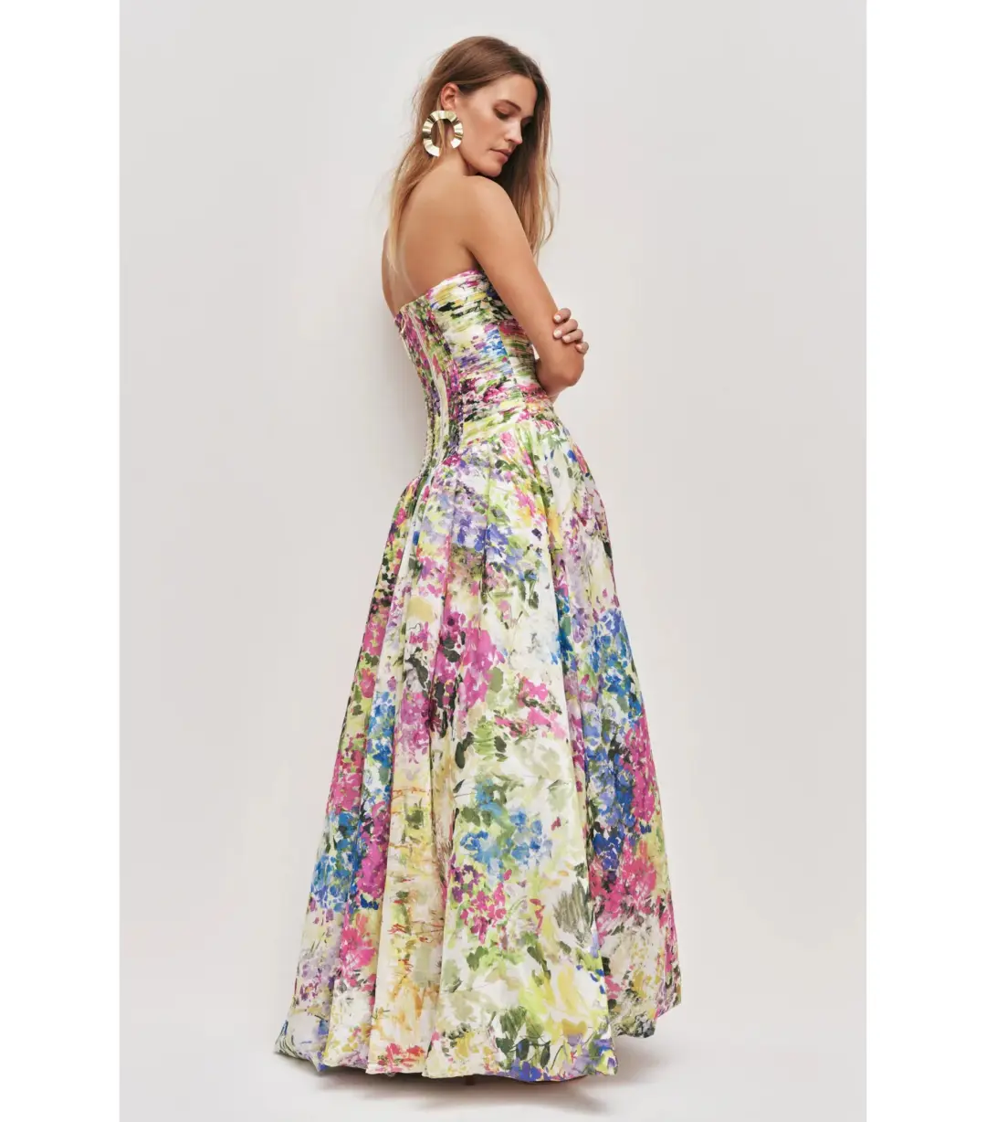 Aje Dahlia Maxi Gown in Lavandula Size 6 for rent on The Volte - main image