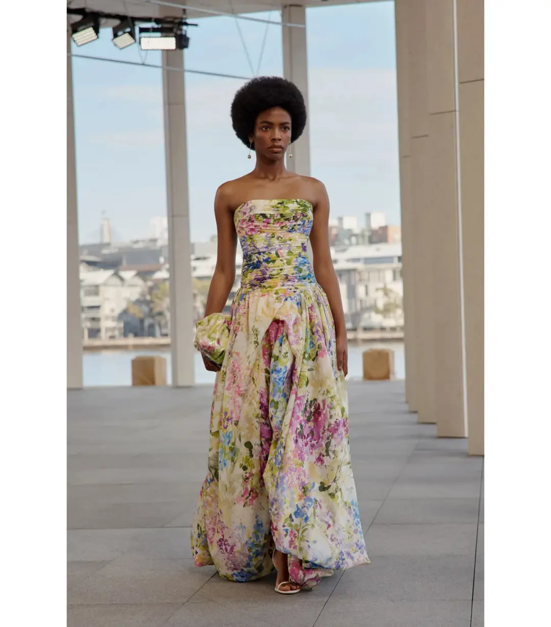 Aje Dahlia Maxi Gown in Lavandula Size 14 for rent on The Volte - main image