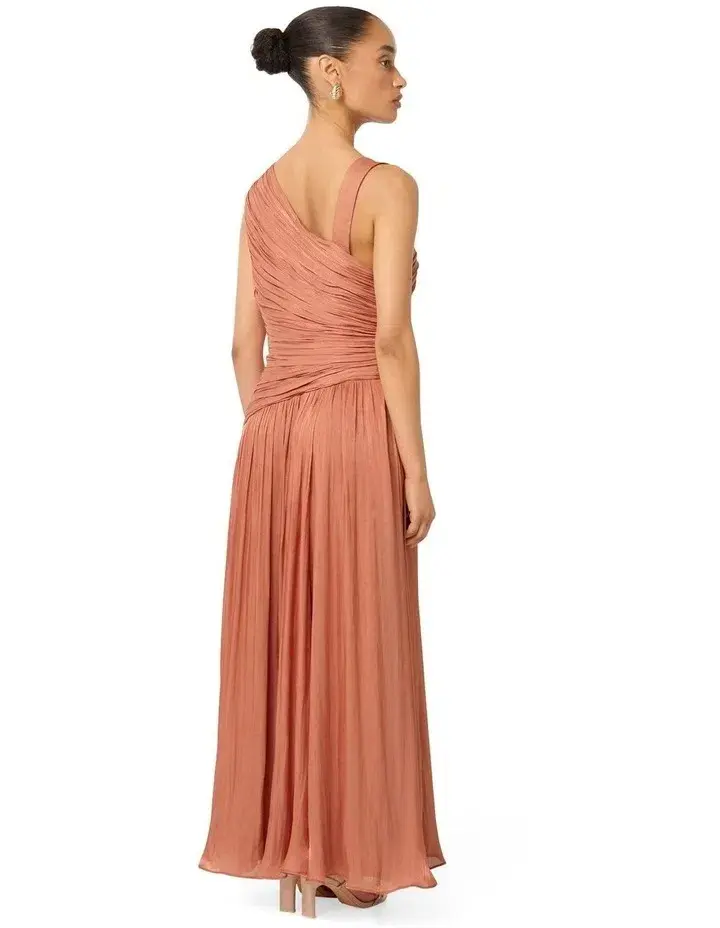 Forever New Nya Petite Asymmetrical Maxi Dress Size 16 - Image 2