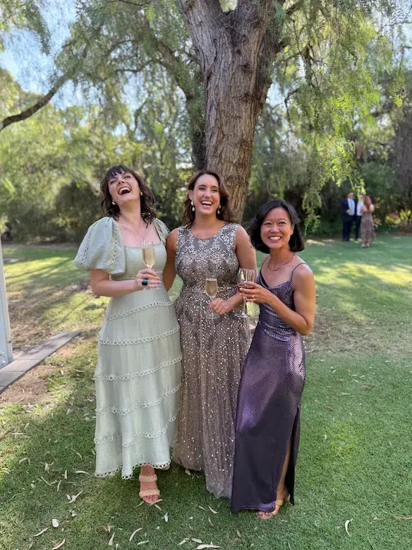 Beauut Bridesmaid Embellished Maxi Dress in Mink Size 14 - Image 5