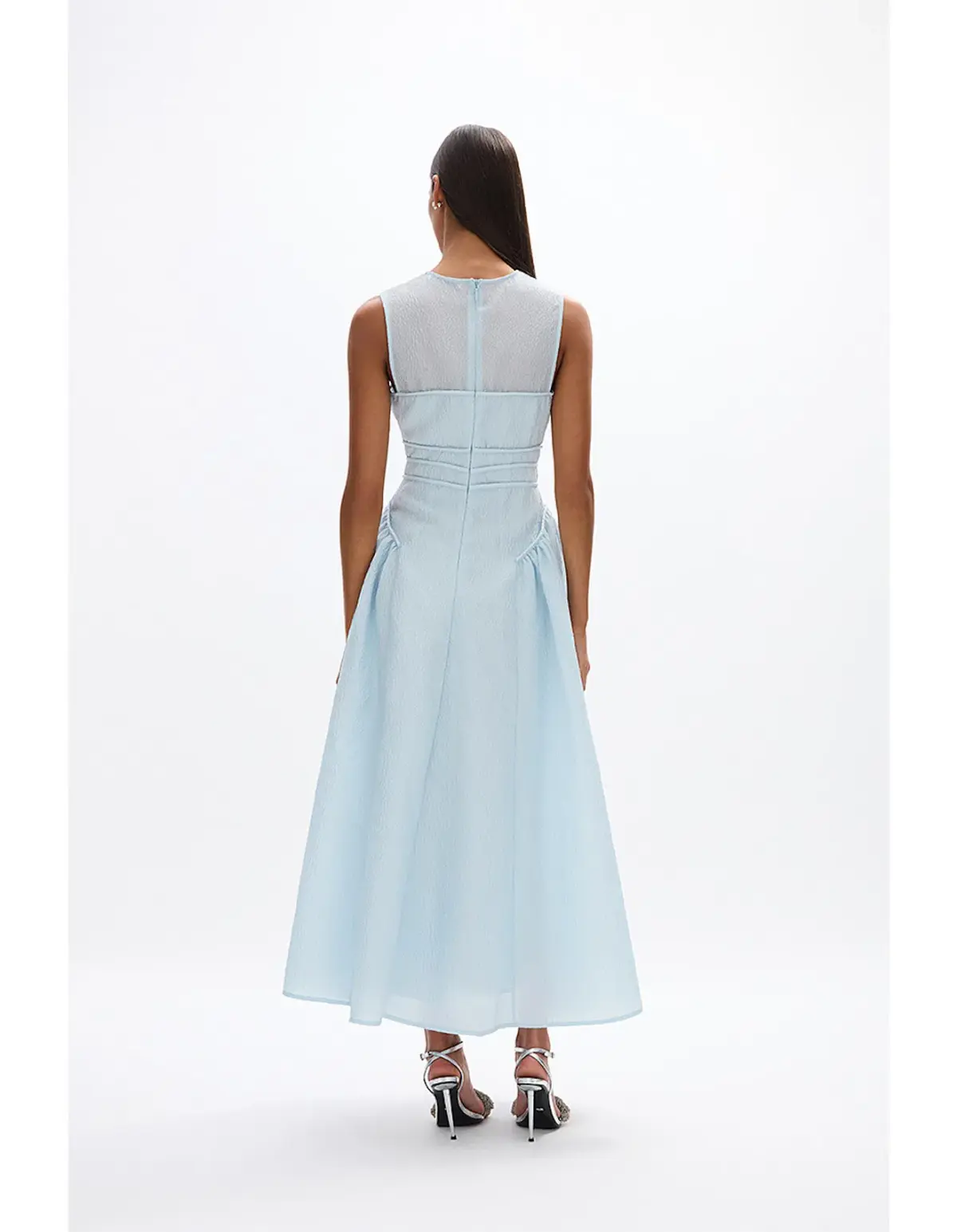 Rachel Gilbert Sophia Dress Size 10 Sky Blue  - Image 2