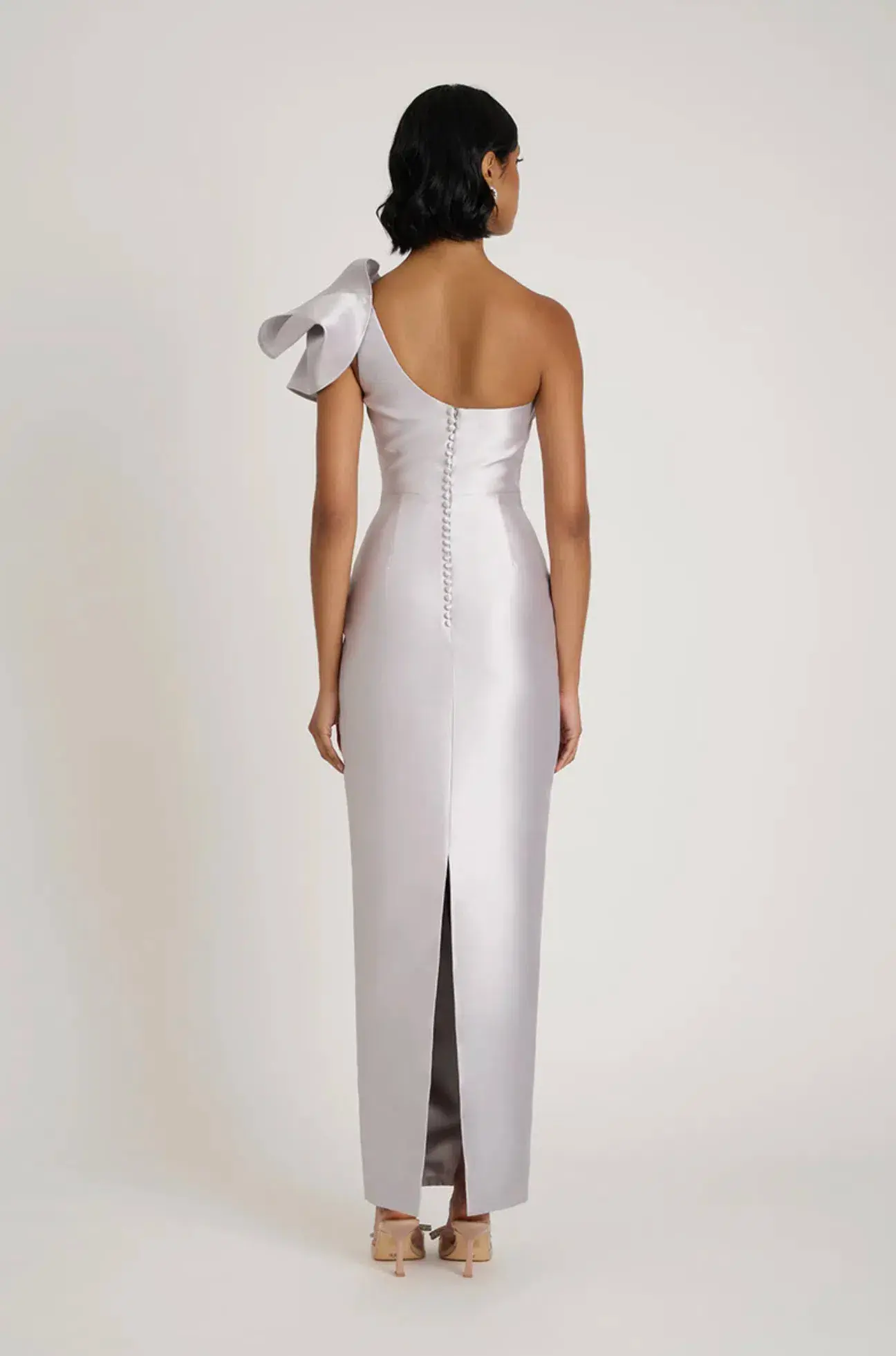 Eliya The Label Ashton Gown Silver Size S / AU 8 - Image 4