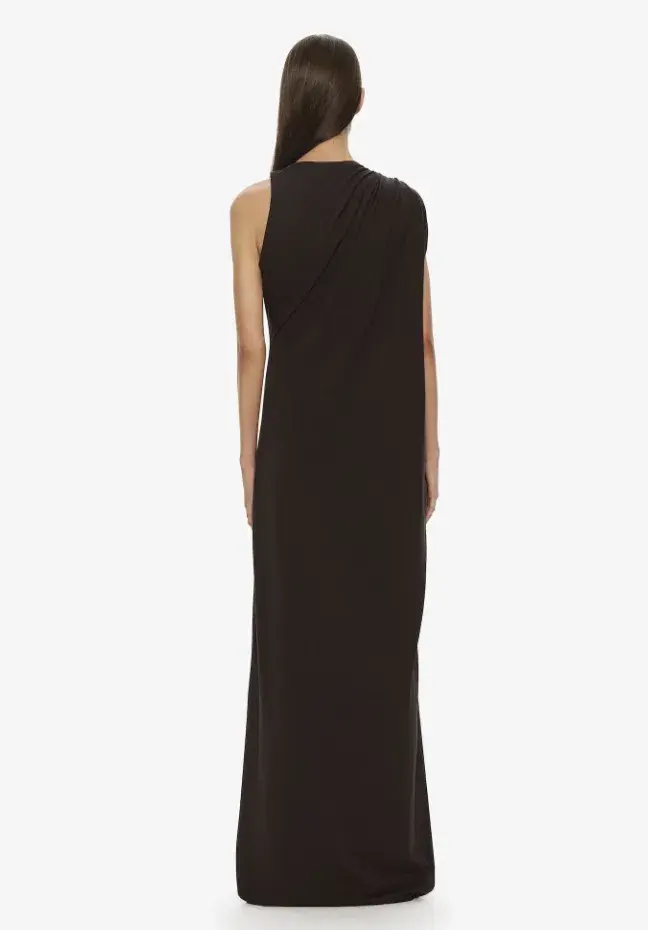 Christopher Esber Stone Pin Column Tee Dress Espress Size 10 - Image 2