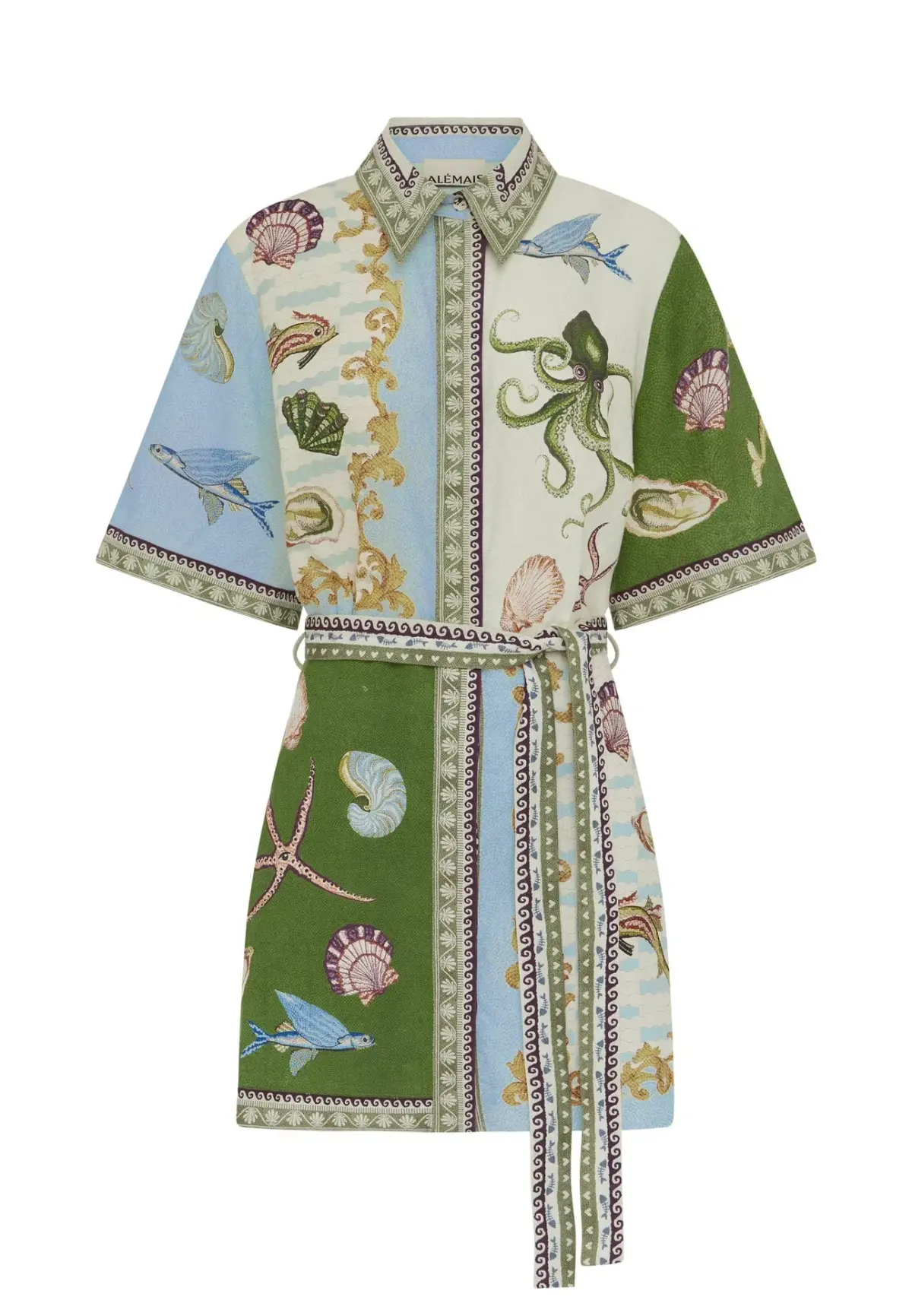 Alemais Bath House Mini Dress size 16 - Image 1