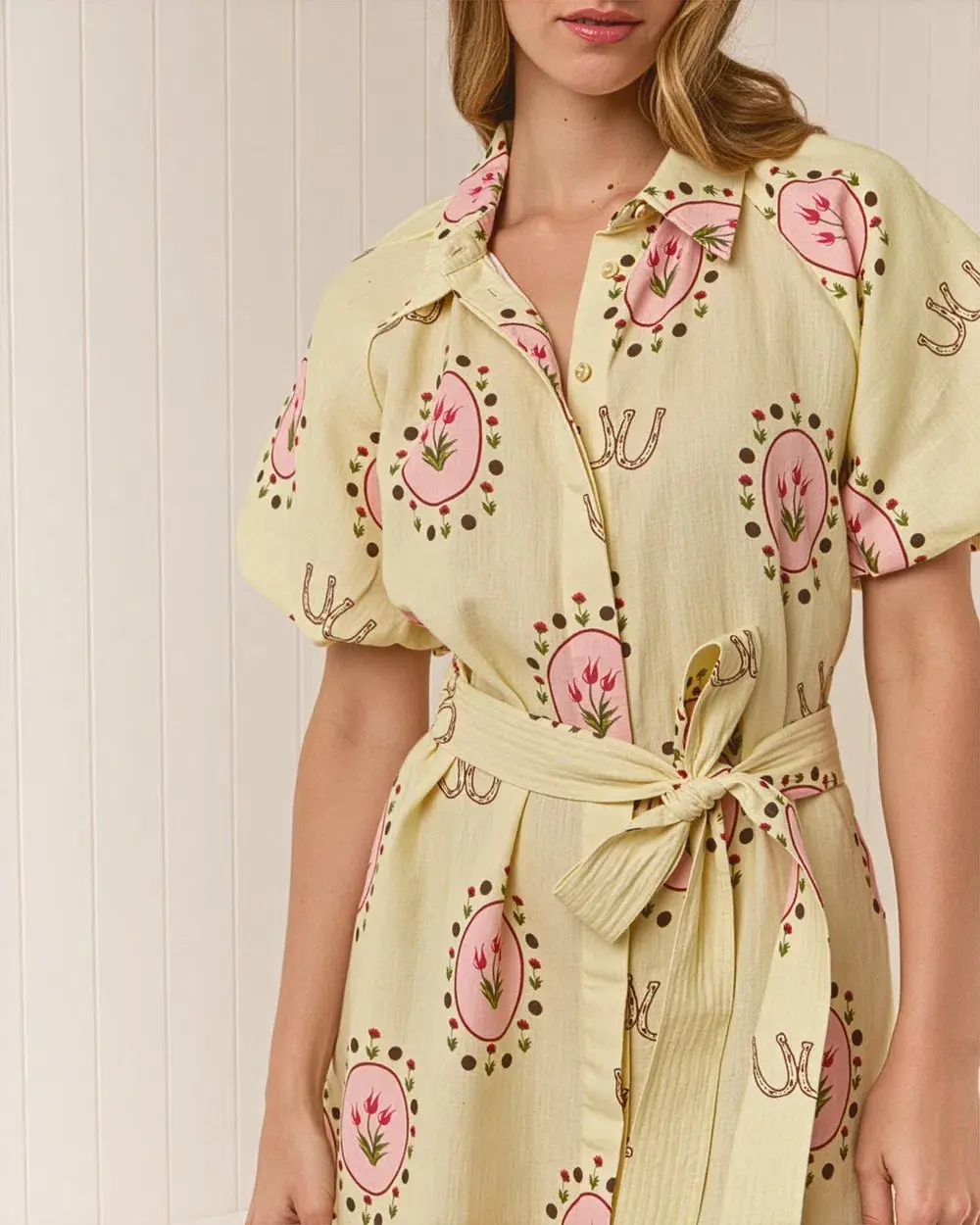 MARLA DRESS SAVANNA TILE yellow Size 8 - Image 2