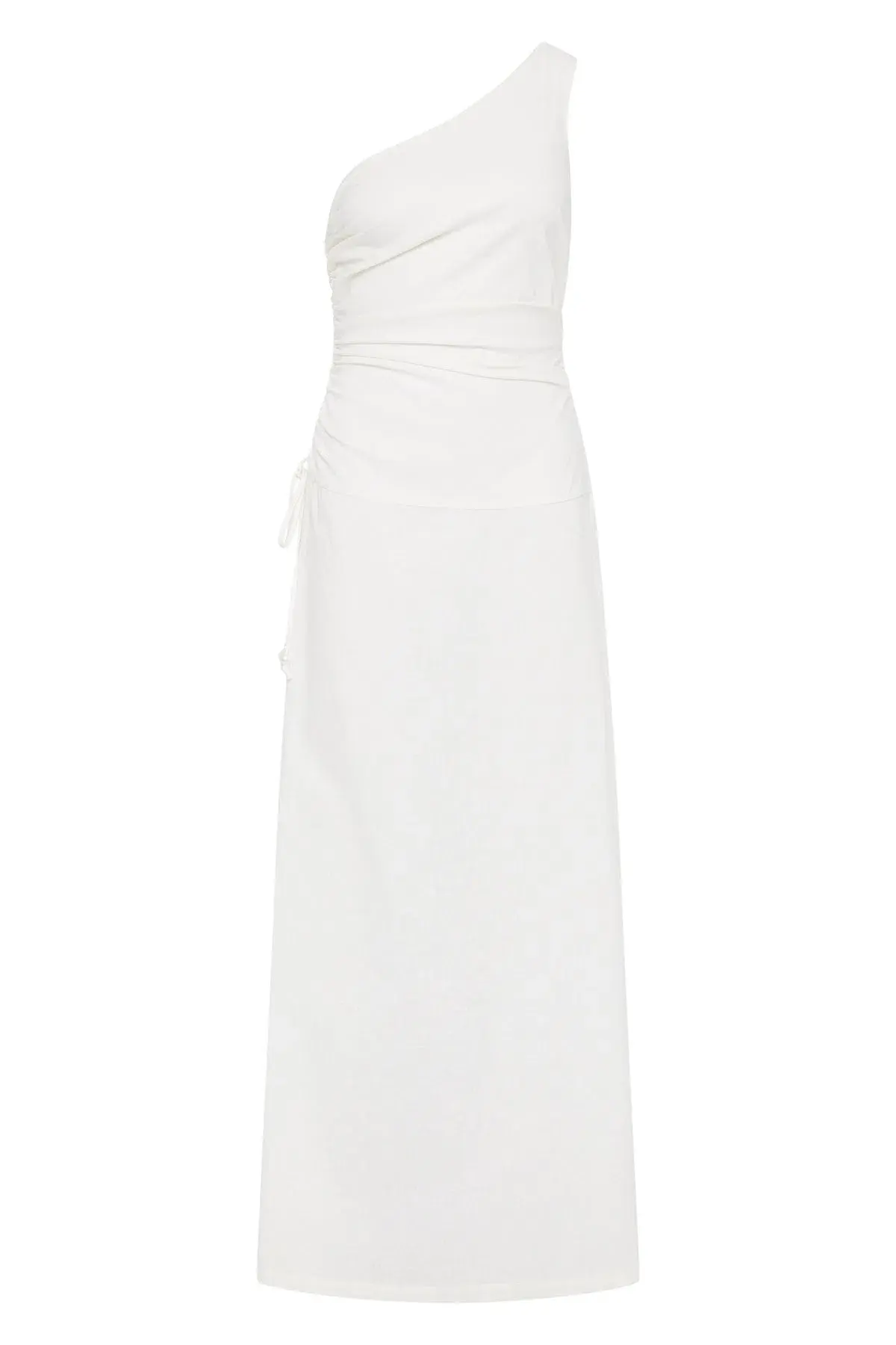 Aje White Daze One Shoulder Maxi Dress size 6 - Image 8