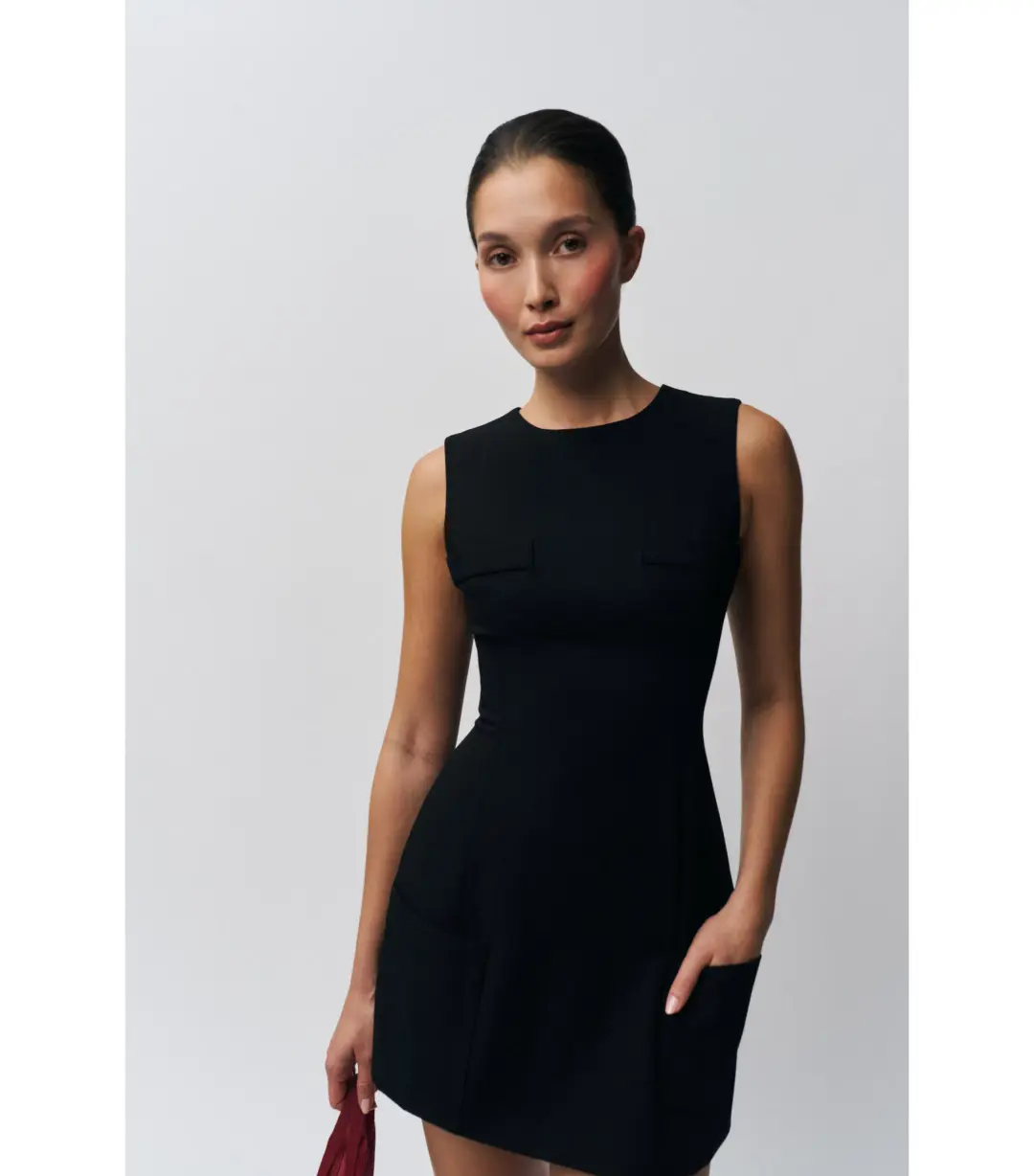 Guizio Rowan Mini Dess Black Size S / AU 6 for rent on The Volte - main image