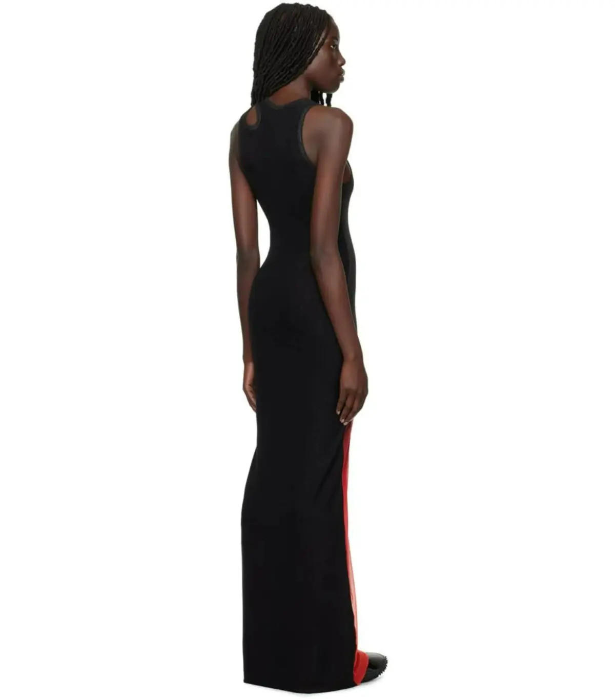 Ottolinger Gradient Maxi Dress Black & Red Size S / AU 8 - Image 3