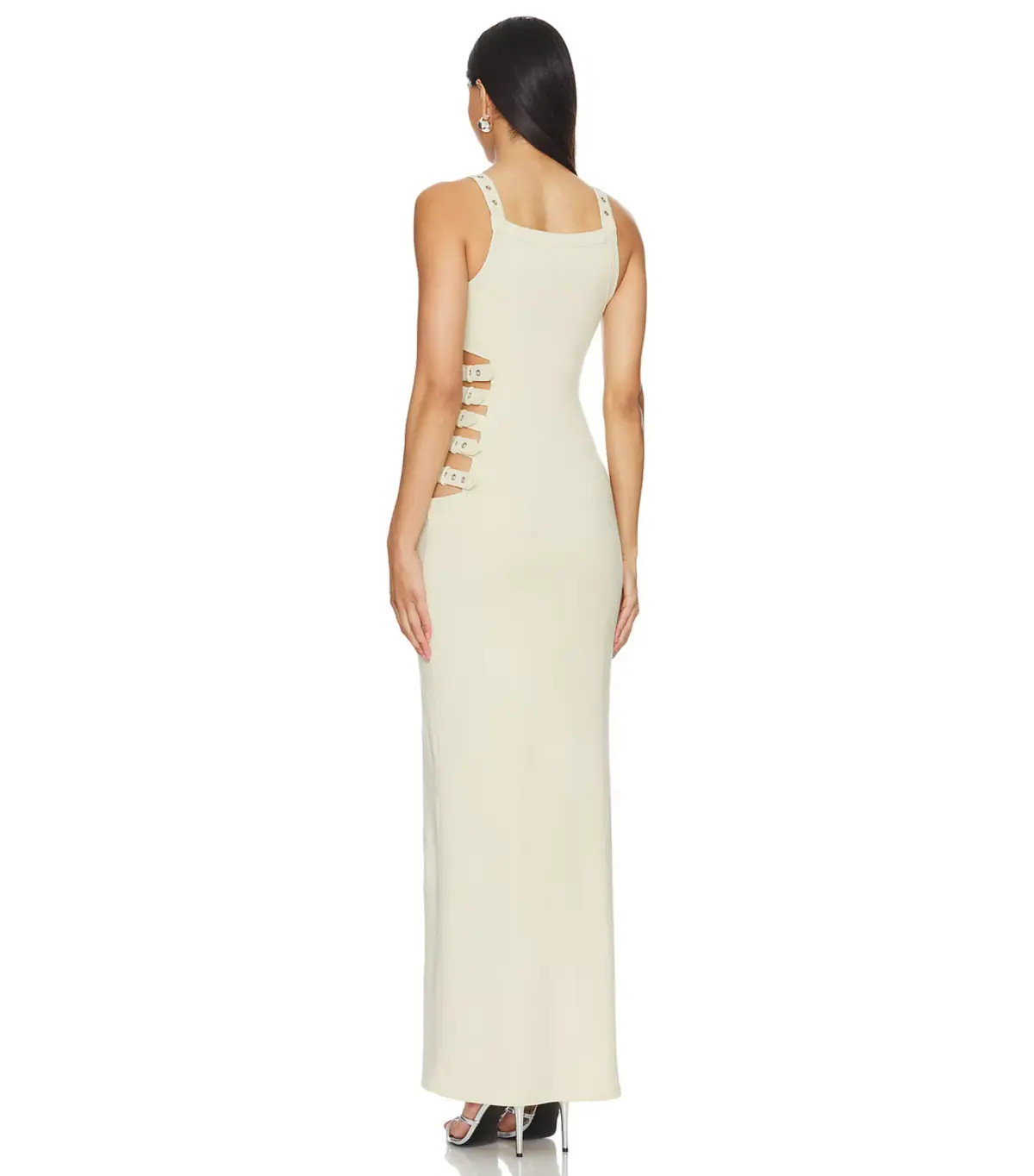 H:ours Eve Maxi Dress Beige Size S / AU 8 - Image 2