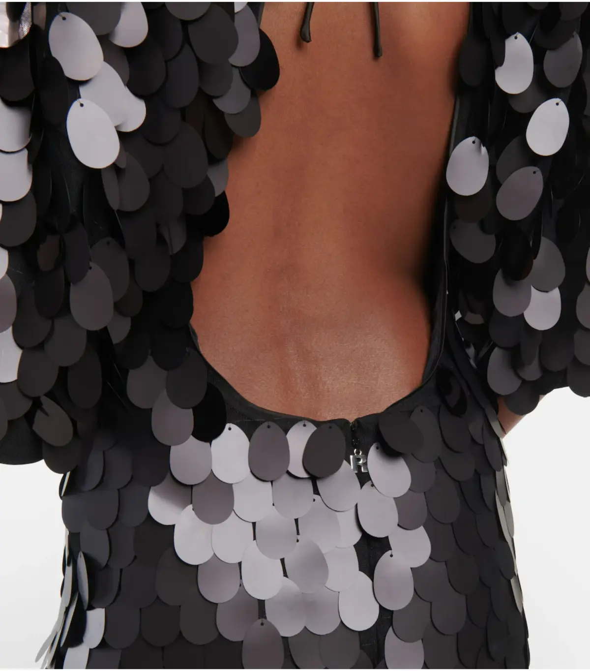 Rotate By Birger Christensen Sequined Mini Dress Black Size S / AU 8 - Image 4