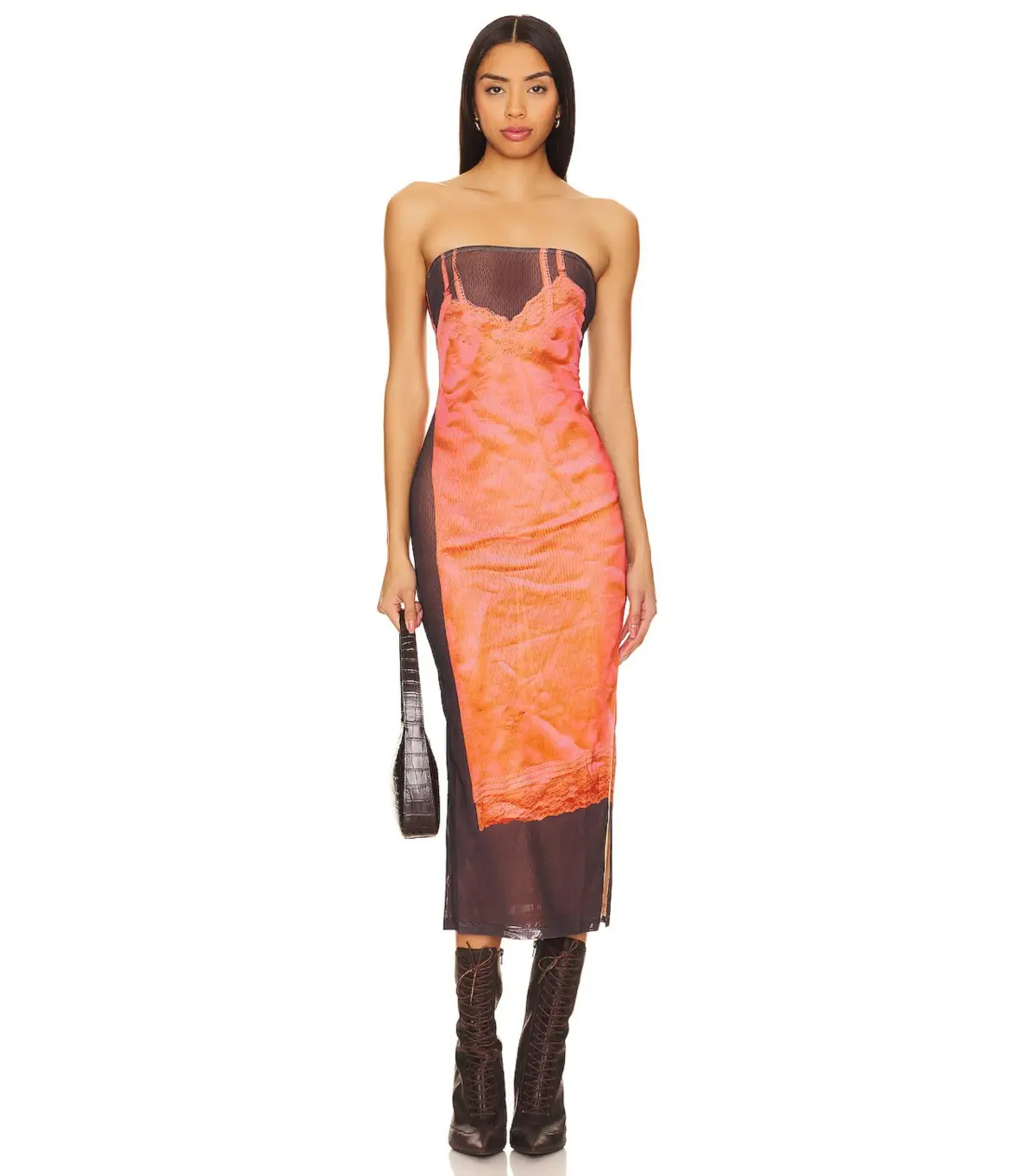 Miaou Lila Dress Lingerie Print Size XS / AU 6 - Image 2