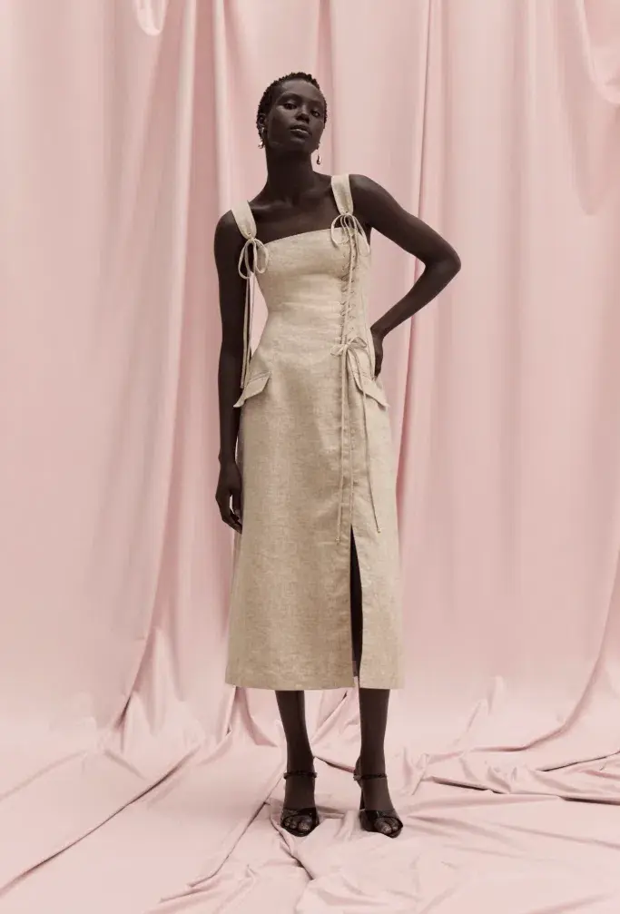 Aje Morgan Midi Dress Size 14 - Image 4
