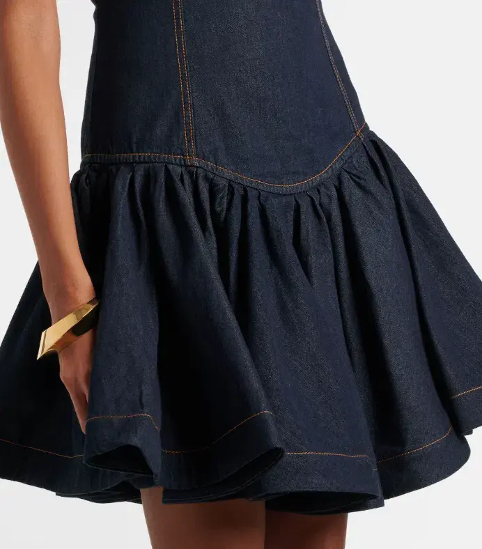 Zimmermann Crush denim minidress size 3/AU14 for rent on The Volte - main image