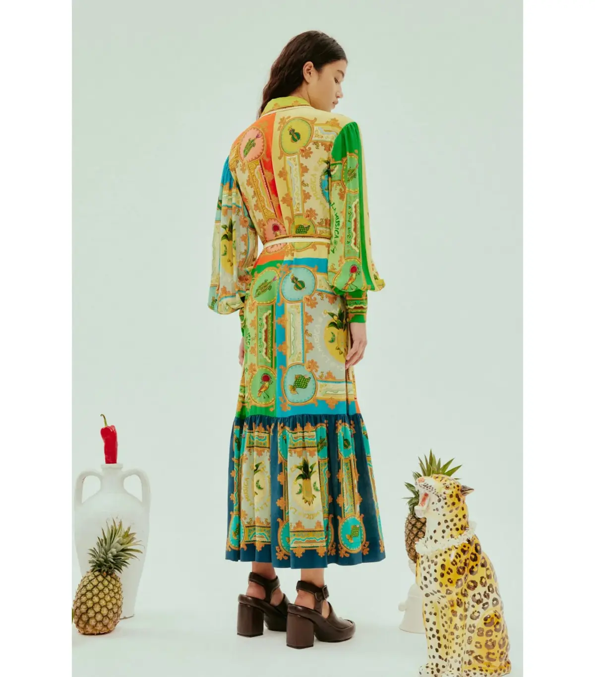 Alémais La Musica Shirtdress Multi Size 14 - Image 4