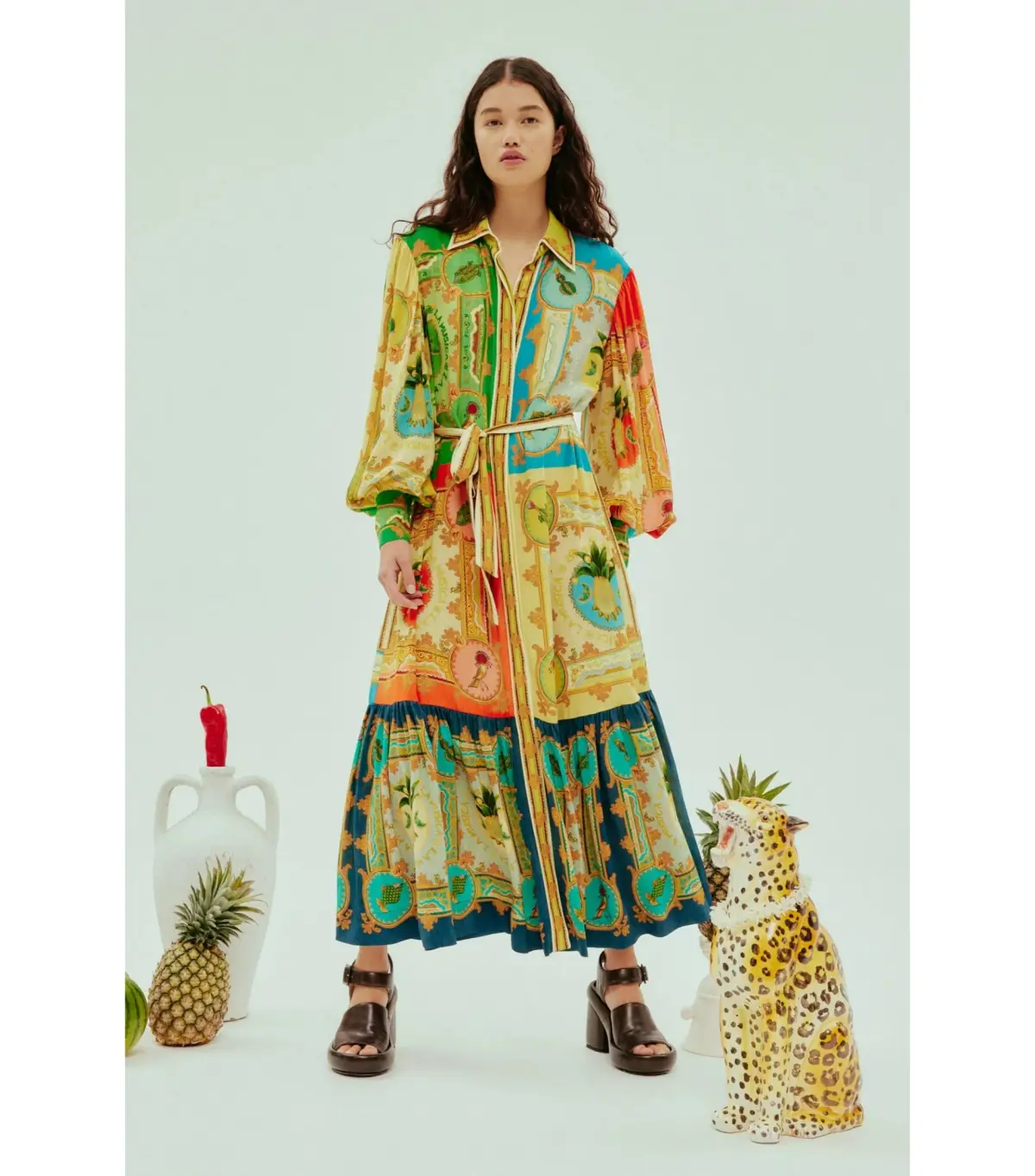 Alémais La Musica Shirtdress Multi Size 14 - Image 1