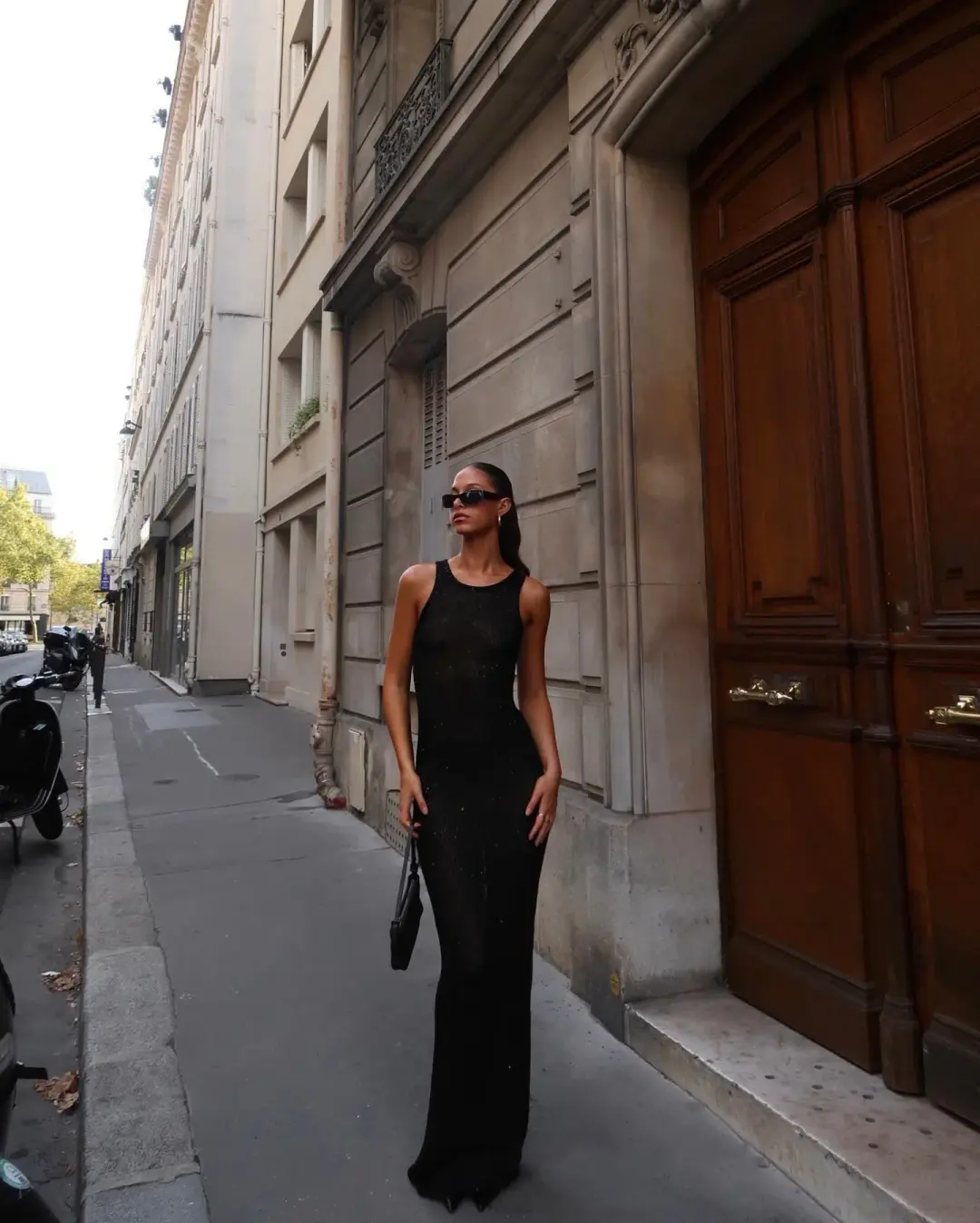 Asta Resort Natalia Dress Black Sequin Size Extra Small for rent on The Volte - main image