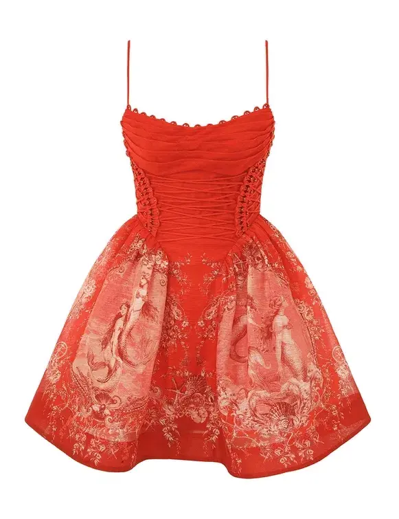 Zimmermann Rebellion Beaded Mini Dress Size 0 for rent on The Volte - main image