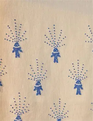 Farm Rio SEA OF FISH MIDI DRESS White Size 6 for rent on The Volte - main image