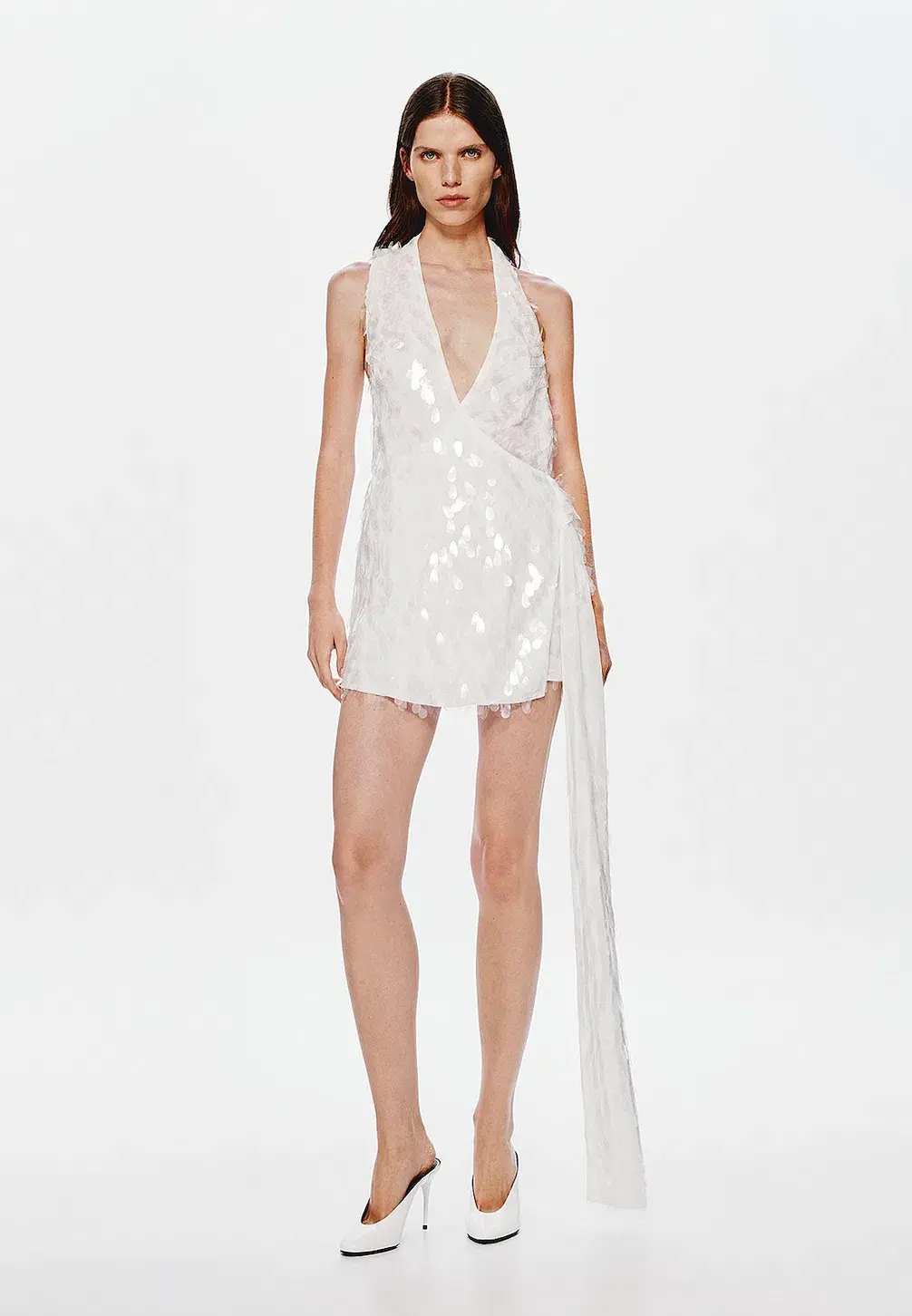 MISHA THE SAPPHIRE SEQUIN MINI DRESS. SIZE S / AU 8 - Image 1