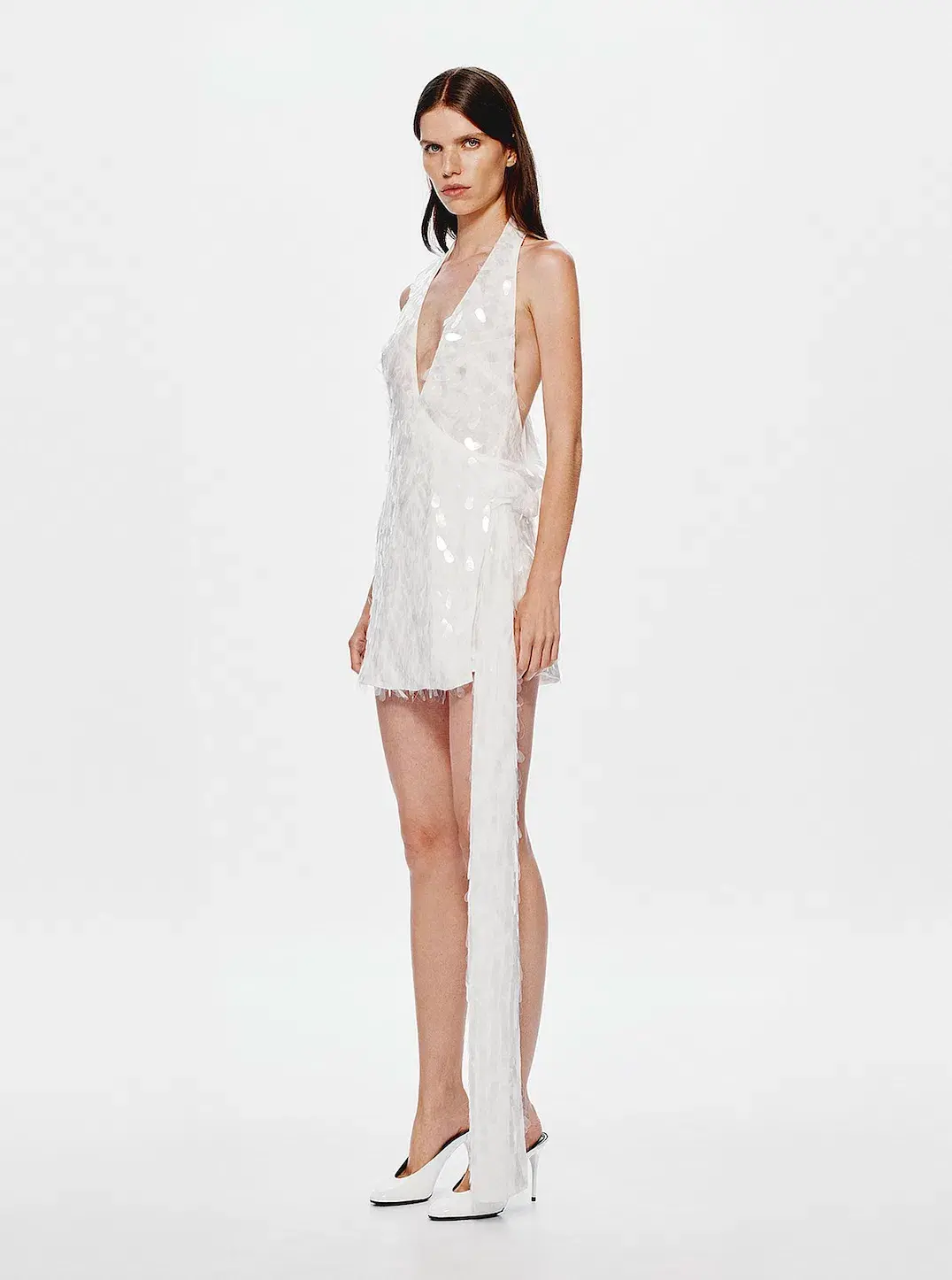 MISHA THE SAPPHIRE SEQUIN MINI DRESS. SIZE S / AU 8 - Image 4