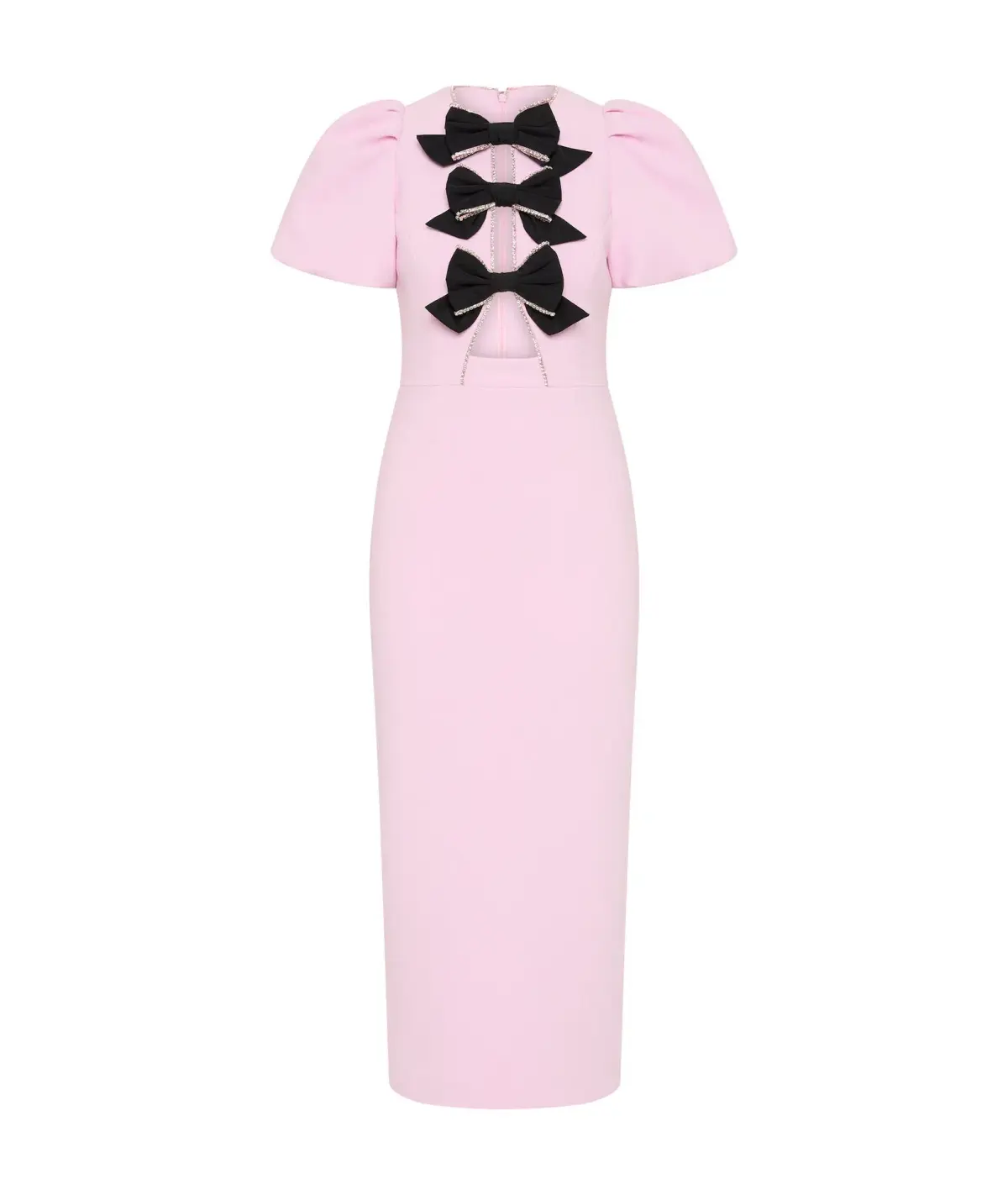 Rebecca Vallance Nemy Midi Dress Pink Size 10 - Image 4