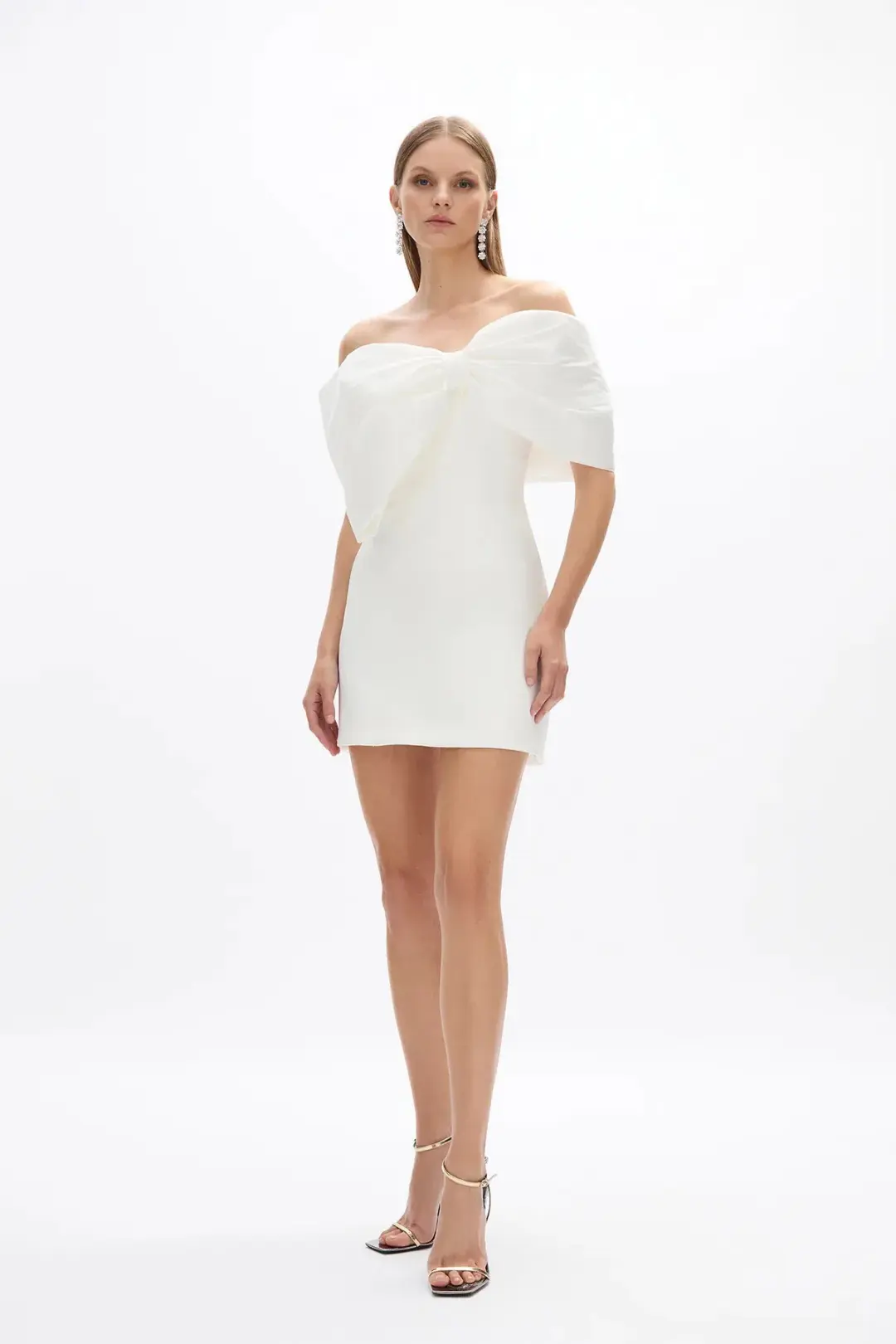 RACHEL GILBERT KACE MINI / WHITE / SIZE 6 for rent on The Volte - main image