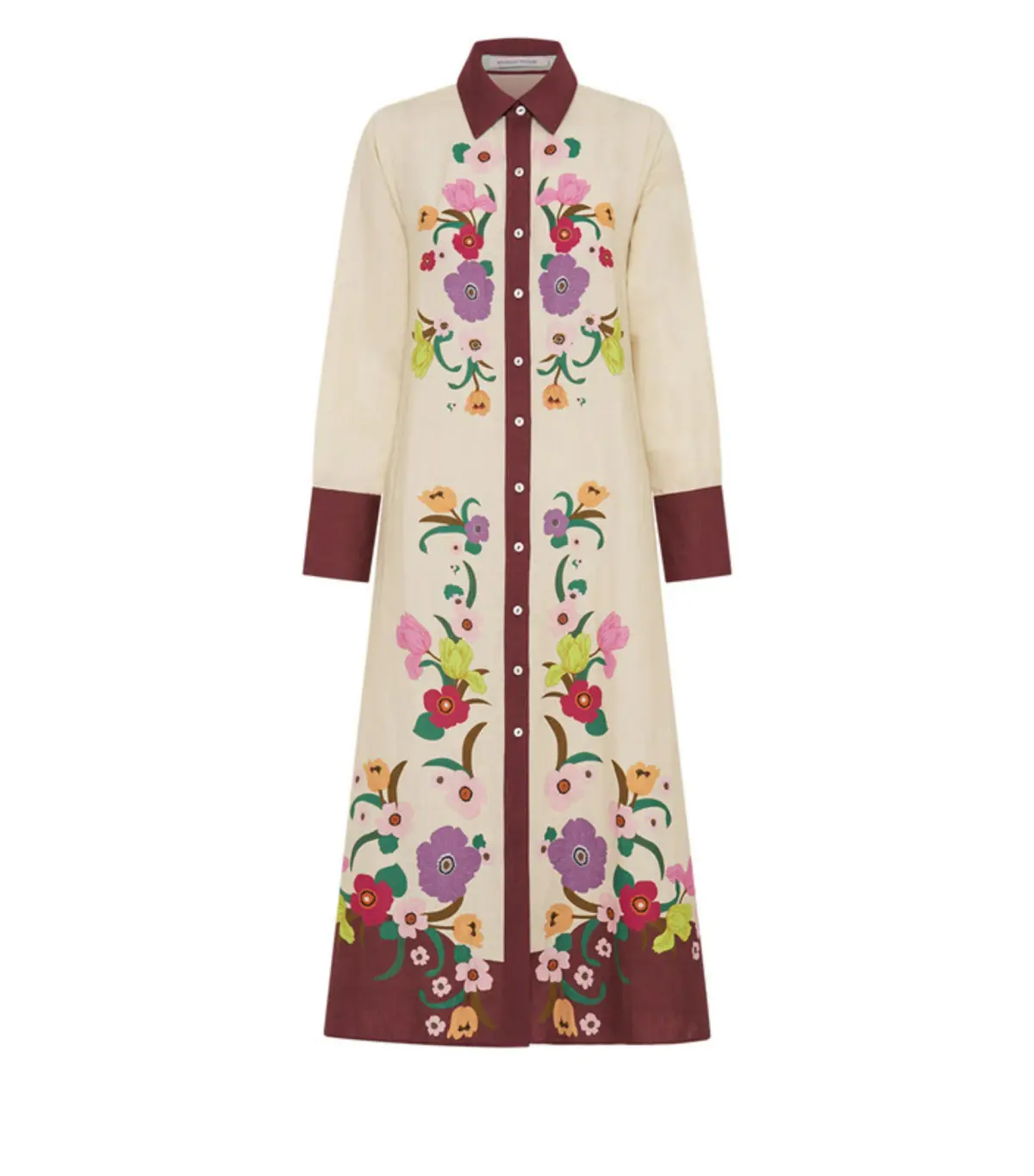 Bohemian Traders Jewel Shirt Dress Print Size XS / AU 6 - Image 6