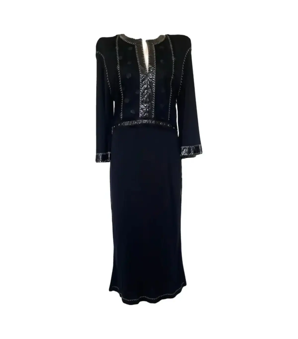 Bottega Veneta Maxi Dress Black Size 38 / AU 6 - Image 1