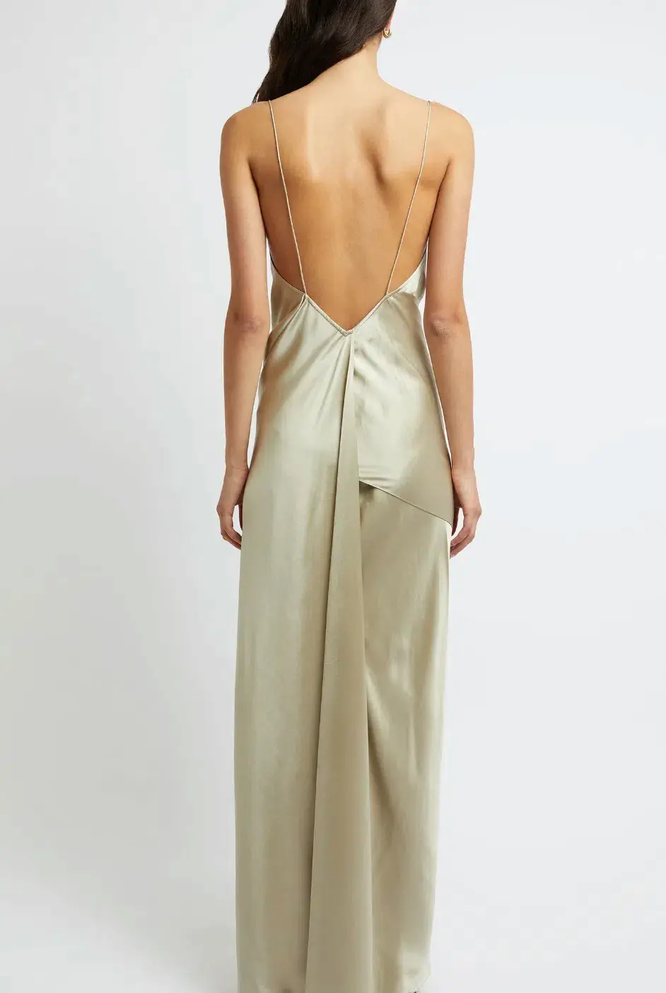 Christopher Esber Verdant Falls Draped Dress - size 6  for rent on The Volte - main image