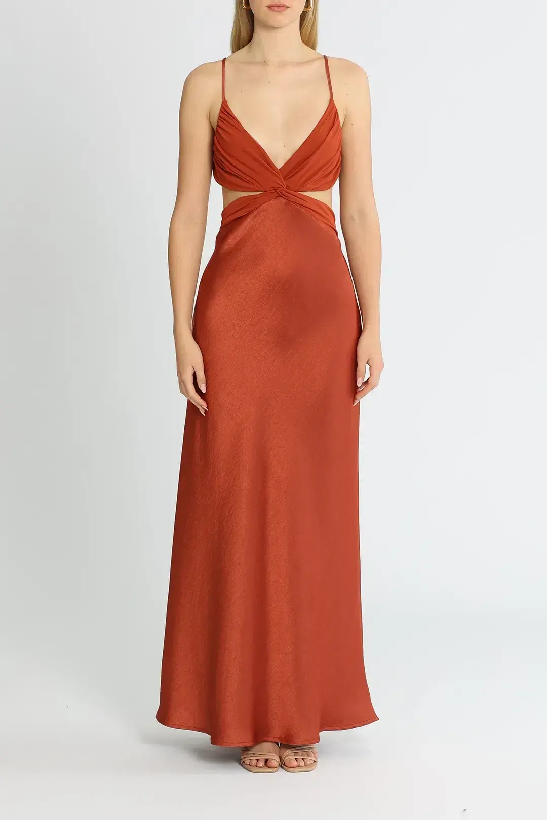 Bec & Bridge Nadia Twist Maxi in Auburn Size 8 - Image 1