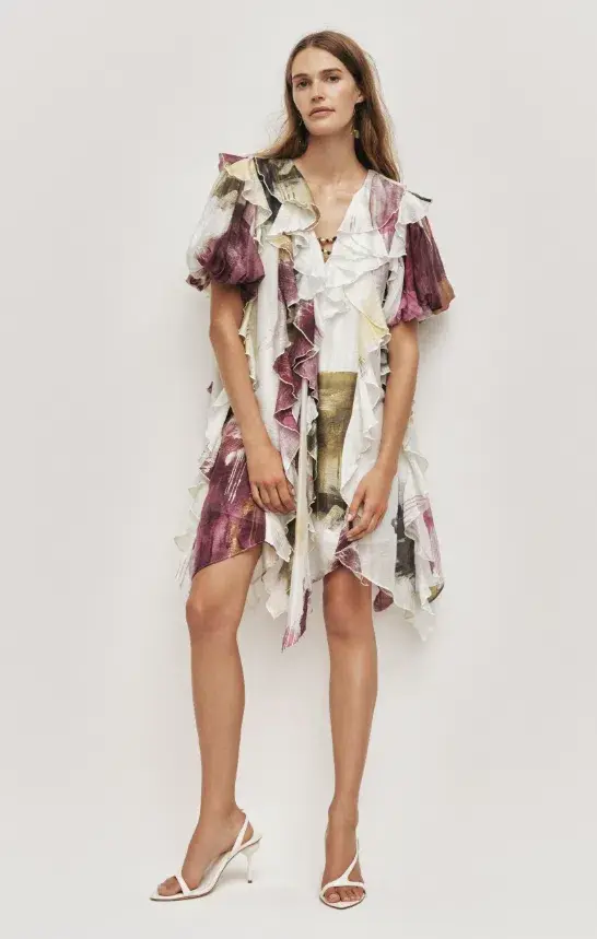 AJE Voyager Mini Dress Impressionist Size 10 - Image 1
