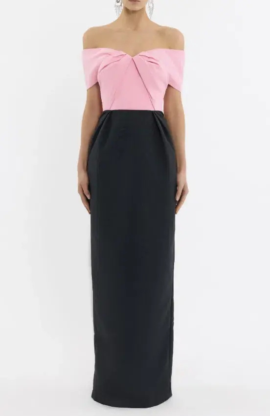 Rebecca Vallance Amaro Off The Shoulder Gown Size 8 - Image 1
