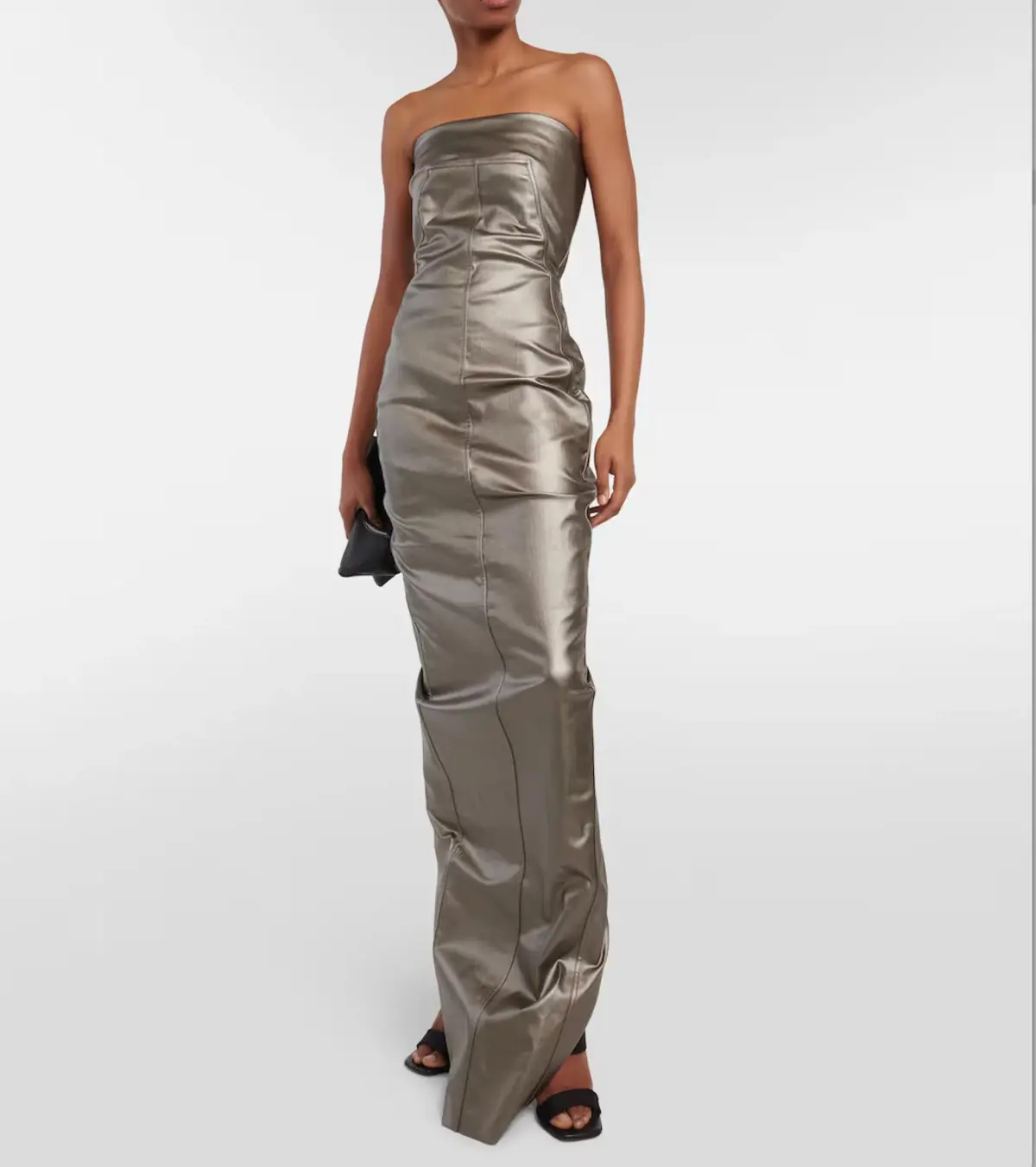 Rick Owens Lido Denim Bustier Gown - Image 2