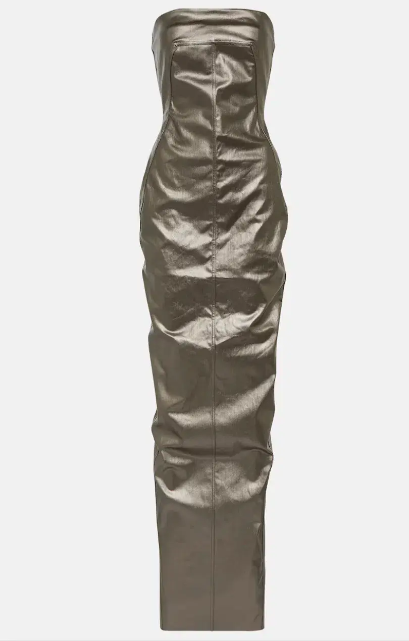 Rick Owens Lido Denim Bustier Gown - Image 4
