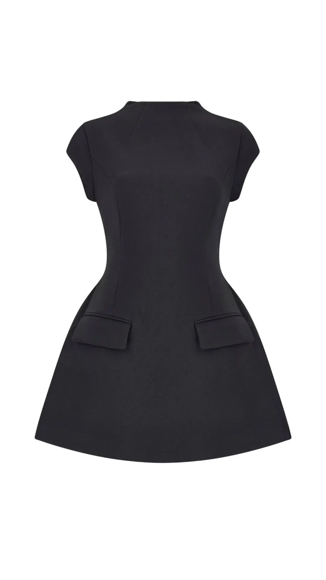 Odd Muse The Ultimate Muse Cap Sleeve Mini Dress Black Size S/AU 8 - Image 5