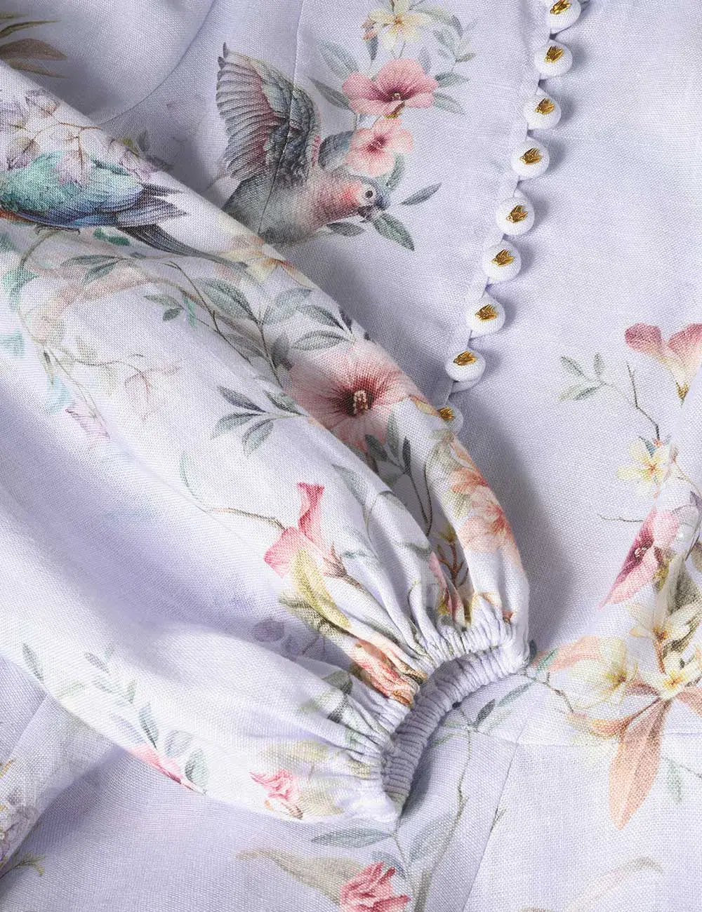 ZIMMERMANN REBELLION BUTTON MINI DRESS - Image 5