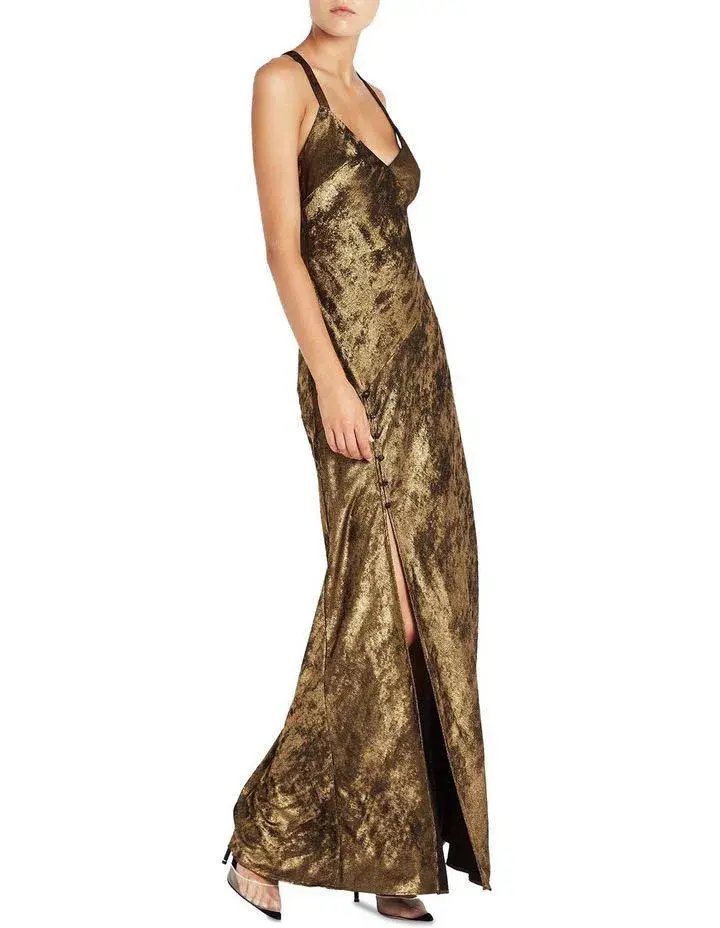 Sass & Bide Higher Love Dress Gold Size 6 - Image 2