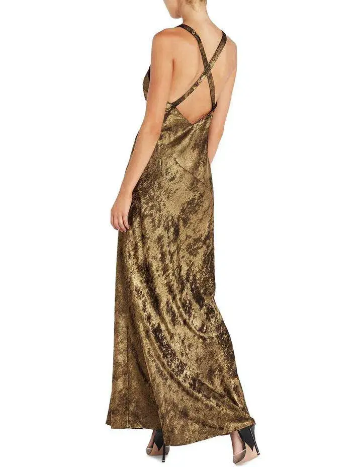 Sass & Bide Higher Love Dress Gold Size 6 - Image 3