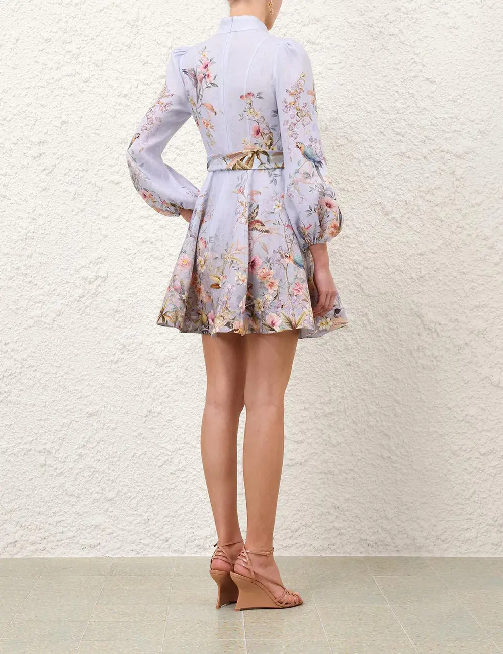 ZIMMERMANN REBELLION BUTTON MINI DRESS - Image 3