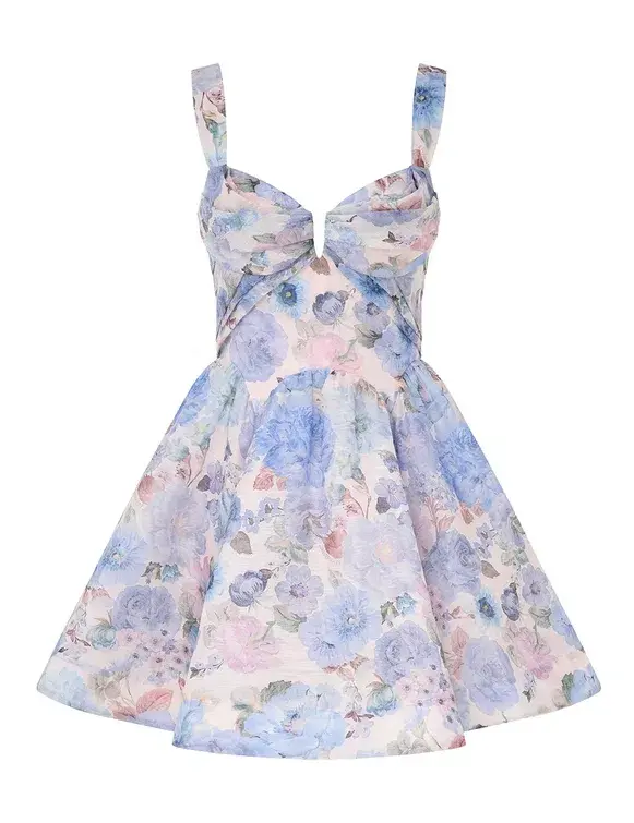 ZIMMERMANN REBELLION DRAPE MINI DRESS - Image 1