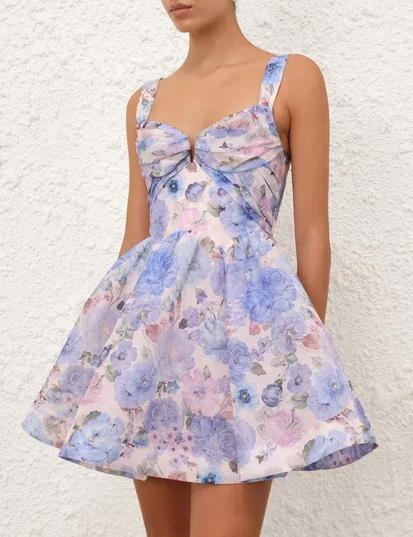 ZIMMERMANN REBELLION DRAPE MINI DRESS - Image 2