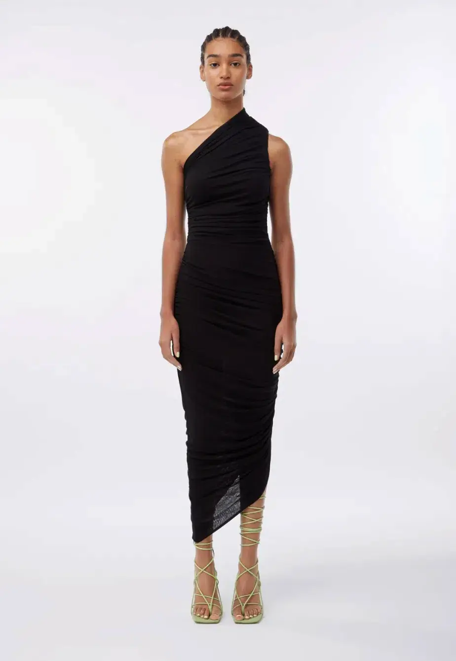 Gauge81 IRA one shoulder draped jersey dress - size 6 - Image 1