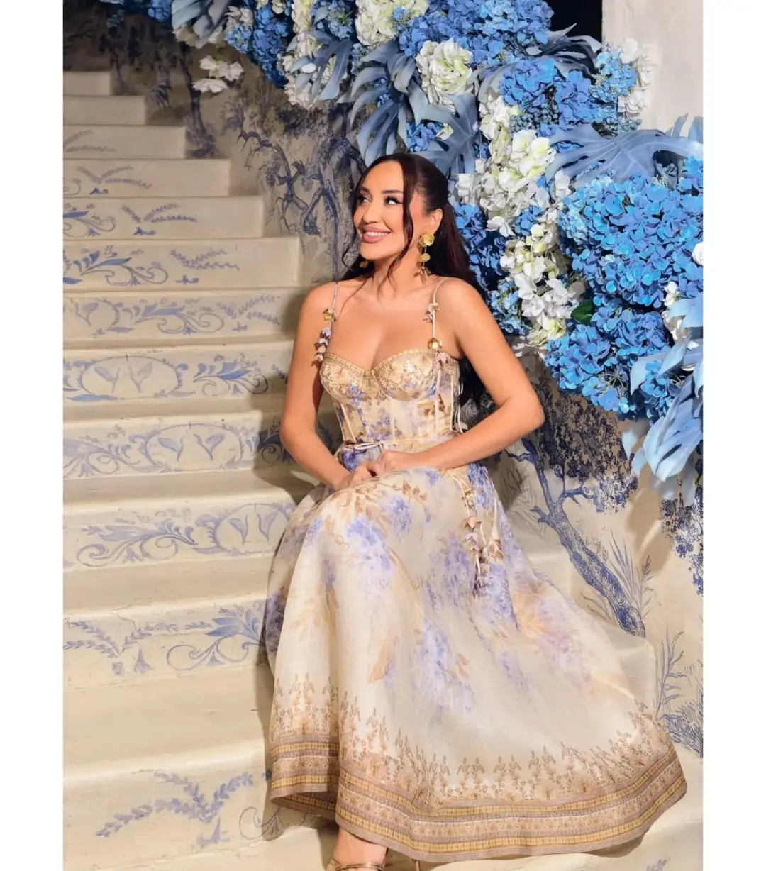 Zimmermann Dawning Picnic Dress Lilac Floral Size 3 / AU 14 for rent on The Volte - main image