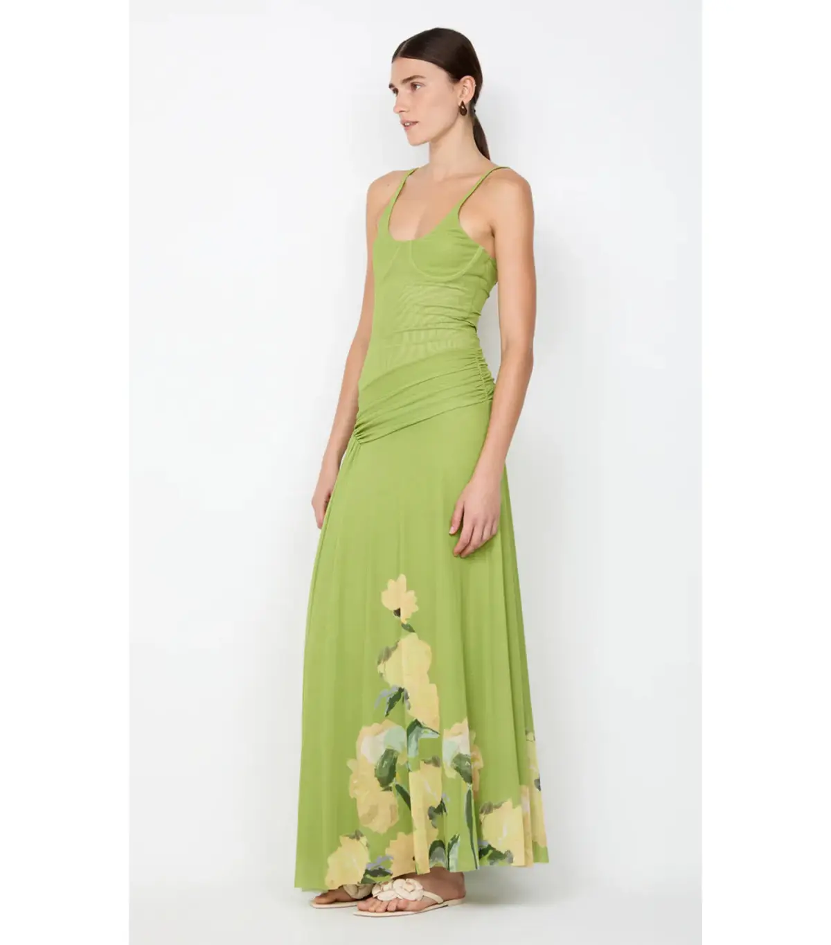 Bec & Bridge Citrina Maxi Dress Aniya Floral Size AU 8 - Image 2